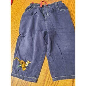 Vintage Disney Winnie The Pooh Tigger Blue Pants - Toddler Boy Size 24 Months